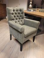 *ACTIE* Landelijke Eetkamerstoelen Grazia Stel Zelf Samen 21, Huis en Inrichting, Ophalen of Verzenden, Nieuw, Stof, Landelijke eetkamerstoelen capiton knoopjes leer stof velvet