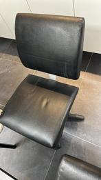 2x pompstoel zwart, Ophalen, Zo goed als nieuw, Zwart, Twee