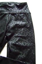 wetlook panther print legging gothic punk rock rave rockabil, Kleding | Dames, Legging, Maat 36/38 (S), Verzenden, Zwart