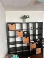 Ikea Kallax boekenkast zwartbruin, Huis en Inrichting, Kasten | Wandmeubels, 150 tot 200 cm, 25 tot 50 cm, 150 tot 200 cm, Gebruikt