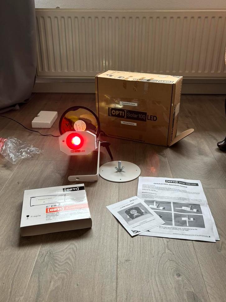 Vloeistofprojector Solar 100 LED SET, Muziek en Instrumenten, Licht en Laser, Nieuw, Licht, Ophalen