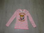 rood/wit gestreepte meisjeslongsleeve van Vingino, maat 12/1, Ophalen of Verzenden, Zo goed als nieuw, Meisje, Shirt of Longsleeve
