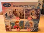 Ravensburger Frozen Puzzel - 4 in 1, Ophalen, Meer dan 50 stukjes, Zo goed als nieuw, 4 tot 6 jaar
