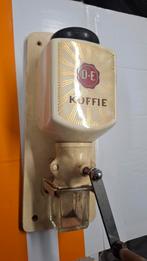 Vintage Douwe Egberts Koffiemolen met Glazen Opvangbak, Antiek en Kunst, Ophalen of Verzenden