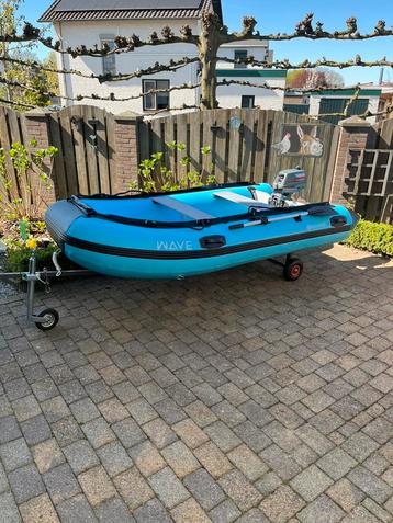 Nieuwe rubberboot 3.20 mtr alu vloer. beschikbaar voor biedingen