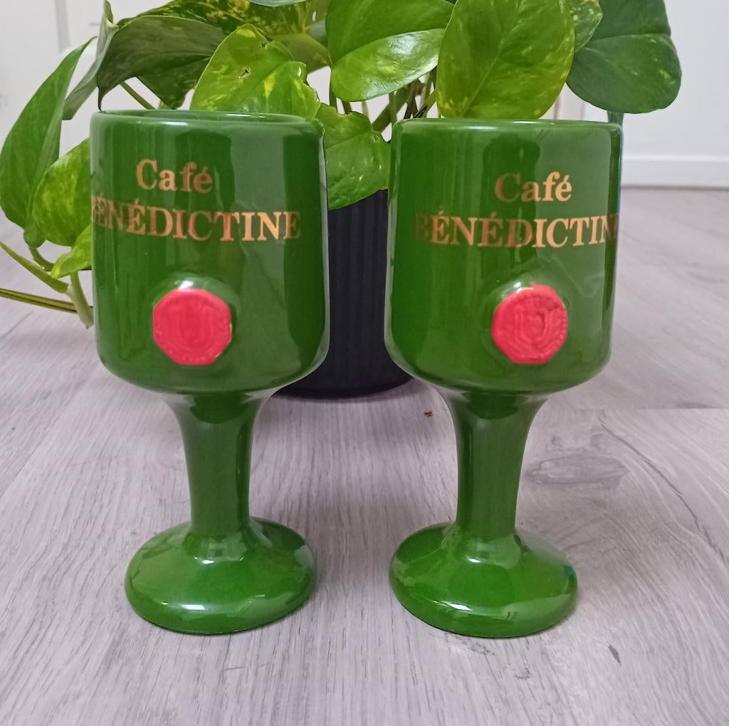 2 cafe benedictine mokken, Ophalen of Verzenden