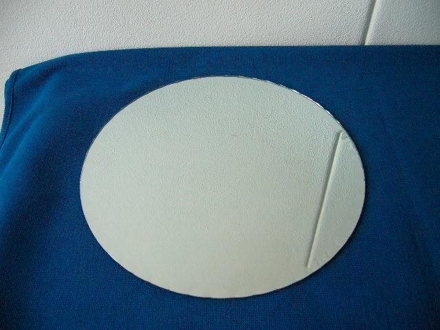 Spiegelonderzetter met fraaie rand z.g.a.n., Antiek en Kunst, Antiek | Woonaccessoires, Ophalen of Verzenden