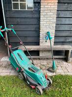 Bosch elektrische grasmaaier en kanten trimmer, Gebruikt, Elektrische grasmaaier, BOSCH, Nvt