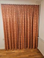 Gordijnen, Vintage/Retro in perfecte staat, Gebruikt, Ophalen of Verzenden, 200 cm of meer, Rood