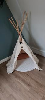 Nobodinoz tipi wigwam (nevada natural) met kleed en kussen, Gebruikt, Ophalen