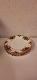 Royal albert old country roses 6x boterhammen borden, Antiek en Kunst, Antiek | Servies los, Ophalen of Verzenden