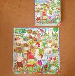 Eeboo Kinderpuzzel  64 stukjes  De moestuin, Ophalen of Verzenden, Meer dan 50 stukjes, Zo goed als nieuw