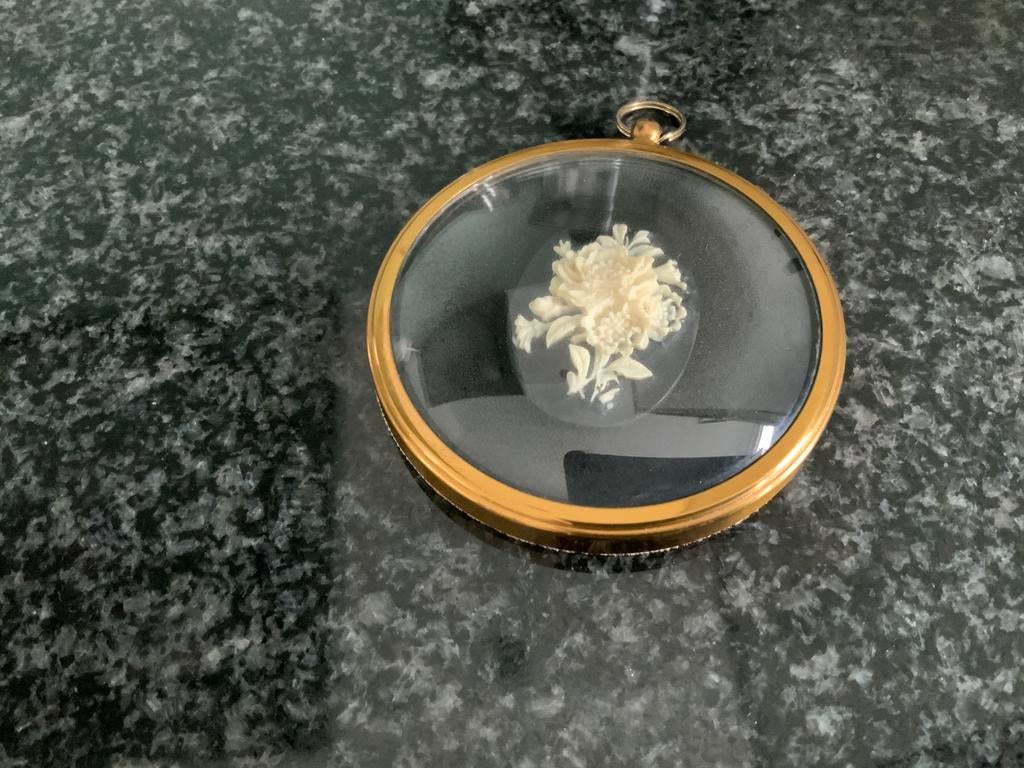 Mooi kunstwerkje. Roses in Cameo., Antiek en Kunst, Ophalen of Verzenden