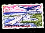 191. Frans Polynesië. Vliegtuig, Verzenden, Gestempeld