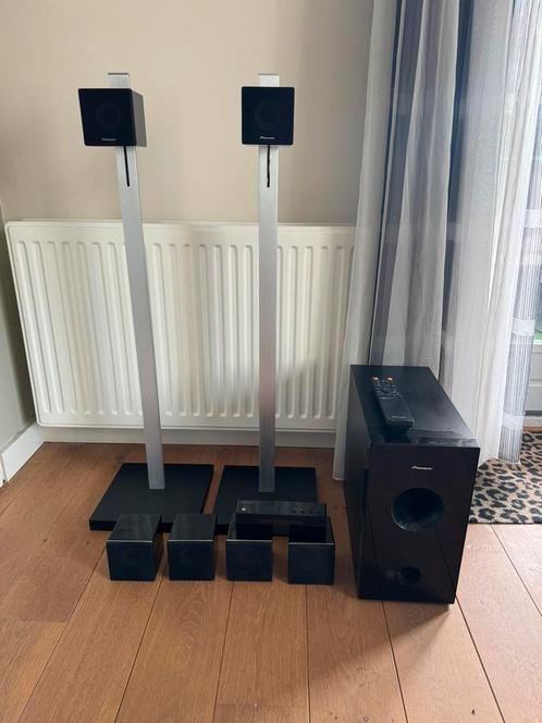 Pioneer surround set, Audio, Tv en Foto, Home Cinema-sets, Zo goed als nieuw, Overige spelers, 5.1-systeem, 70 watt of meer, Pioneer