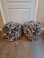2 Panterprint poefen, Ophalen, Overige materialen, Rond, Zo goed als nieuw