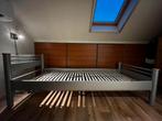 Metalen éénpersoonsbed (90x220) met elektrische lattenbodem., Huis en Inrichting, Ophalen, 90 cm, Eenpersoons, 200 cm