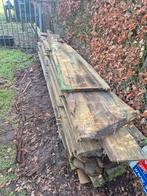 Boomstam planken - 1x geïmpregneerd, Ophalen, Gebruikt