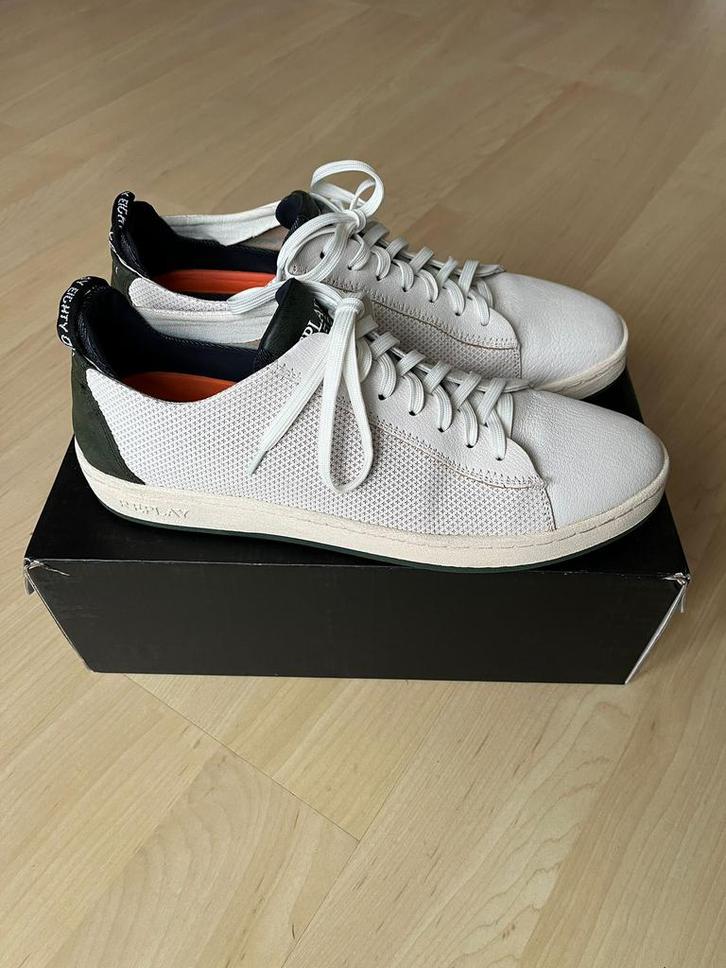 Replay sneakers 44, Kleding | Heren, Schoenen, Zo goed als nieuw, Sneakers of Gympen, Wit, Ophalen of Verzenden