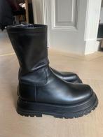 Burberry Leren Platform Laarzen, Kleding | Dames, Schoenen, Ophalen of Verzenden, Zo goed als nieuw, Zwart, Lage of Enkellaarzen