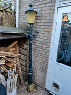 Gietijzeren lantaarnpaal 225, Tuin en Terras, Buitenverlichting, Ophalen, Gebruikt, Staande lamp, 50 tot 250 watt