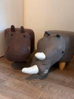 Feel furniture poef nijlpaard en neushoorn, Ophalen of Verzenden, Zo goed als nieuw