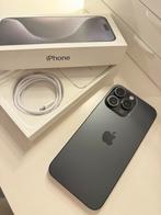 iPhone 15 Pro Max 256GB Zwart Titanium - Krasvrij!, Telecommunicatie, Mobiele telefoons | Apple iPhone, 256 GB, Zwart, IPhone 15 Pro Max