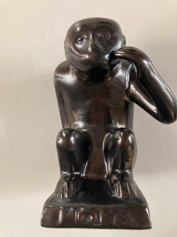 3x Aap van Mons Keramiek Aapje Prijs staat in tekst, Antiek en Kunst, Curiosa en Brocante, Verzenden