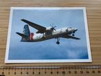 Fokker F50 Prototype Vliegtuig PH-DMO Kaart Luchtvaart, Ophalen of Verzenden, Zo goed als nieuw, Kaart, Foto of Prent