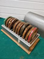 geluidsbanden houder metaal vintage, Ophalen of Verzenden