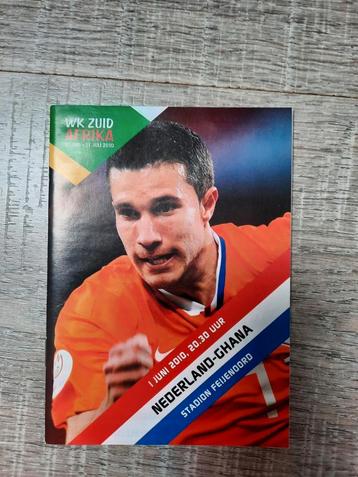 Programmaboekje Nederland - Ghana 1 Juni 2010 beschikbaar voor biedingen