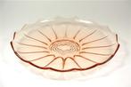 Roze vintage schaal met motief zalm kleur, Antiek en Kunst, Ophalen of Verzenden