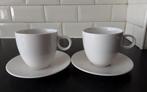 SIAKI cappuccino kopjes met schoteltjes, beige, Overige materialen, Ophalen of Verzenden, Zo goed als nieuw, Overige stijlen