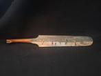 Folk art landscape painting on a vintage wooden ice skate, Ophalen of Verzenden