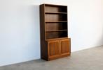 vintage boekenkast | wandkast | jaren 60 | Zweden, Gebruikt, Teakhout, Timbeije@hotmail.com, Ophalen of Verzenden