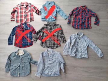 Overhemden maat 104 jongen overhemd blouse beschikbaar voor biedingen