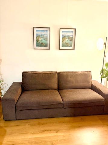 KIVIK Ikea bank hoes - bruin/grijs - afbeelding 1