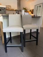 IKEA BERGMUND Barkruks Bar Stools, Huis en Inrichting, Ophalen, Gebruikt, Met voetsteun, 60 tot 90 cm