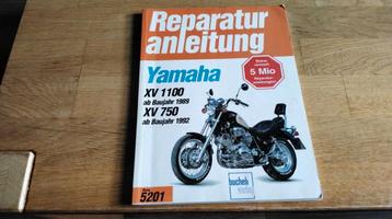 XV 750 vanaf 1989 en XV 1100 vanaf 1992 reparatieboek. beschikbaar voor biedingen