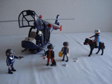 5178 Politie helikopter + 3167 +2 boeven Playmobil beschikbaar voor biedingen