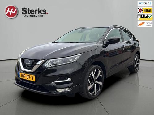 Nissan Qashqai 1.2 Tekna Leder| Panoramadak | 360º Camera |, Auto's, Nissan, Bedrijf, Te koop, Qashqai, 360° camera, ABS, Achteruitrijcamera