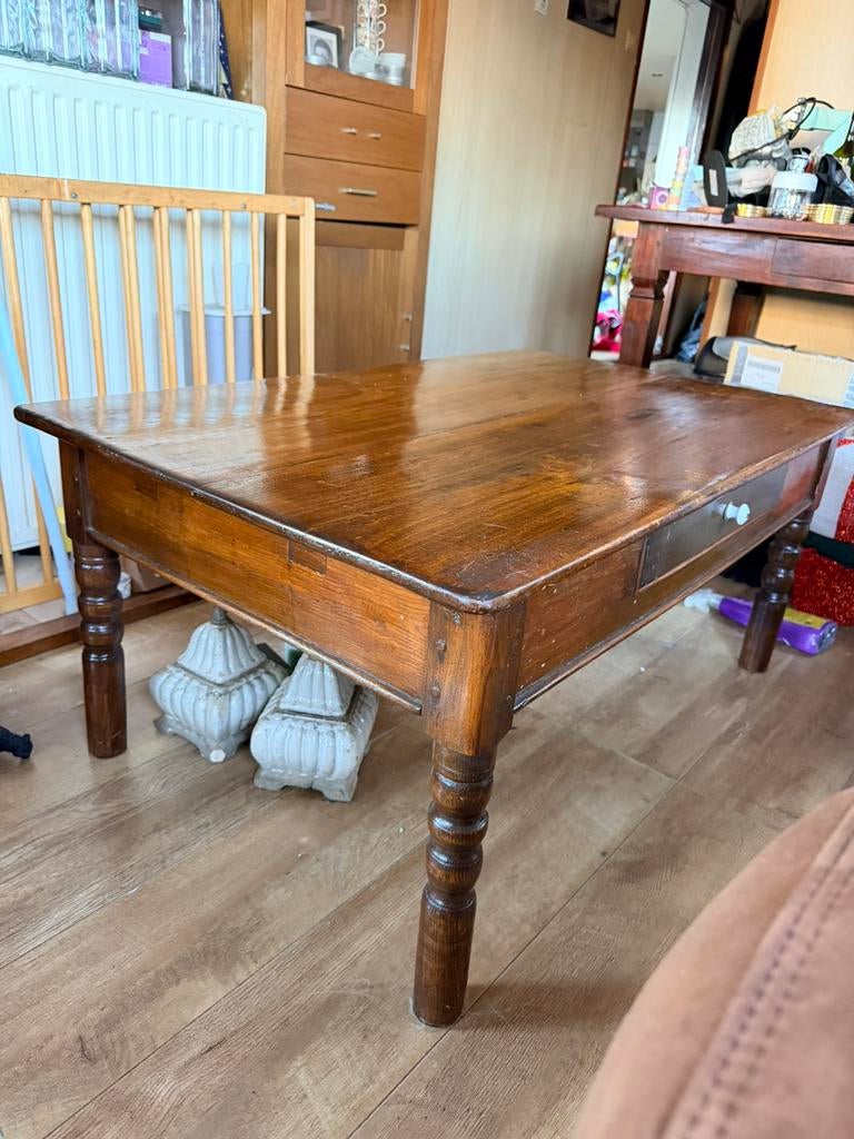 Antieke salontafel, Ophalen
