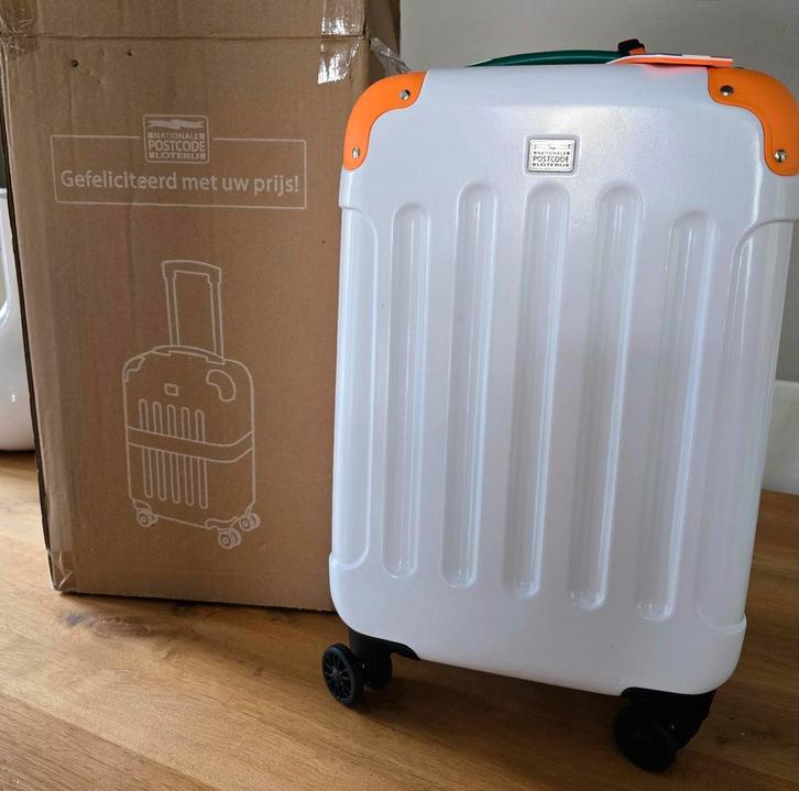 Trolley Hardcase Postcodeloterij - Nieuw!, Sieraden, Tassen en Uiterlijk, Koffers, Nieuw, Hard kunststof, 50 tot 60 cm, 35 tot 45 cm