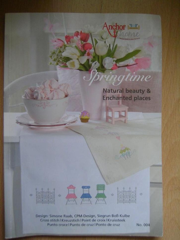Anchor Springtime. Boekje boordevol borduurpatronen. Ook DMC, Hobby en Vrije tijd, Borduren en Borduurmachines, Nieuw, Patroon