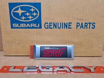 subaru legacy rear carbon bagde Tuned by STI  93073AG400 oem beschikbaar voor biedingen