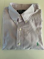 Ralph Lauren pastel roze geruit overhemd xl met groen paard, Ralph Lauren, Ophalen of Verzenden, Zo goed als nieuw, Roze