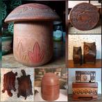 Amsterdams school. Vintage. Antiek curiosa Schildpad uil 🍄, Antiek en Kunst, Ophalen of Verzenden