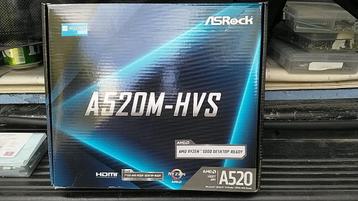 A520M-HVS ASRock AM4 moederbord AMD beschikbaar voor biedingen