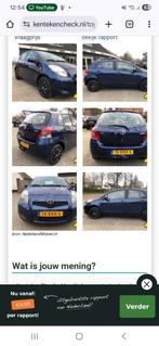 Toyota Yaris 1.0 12V Vvt-i 5DR Terra 2010 Blauw, Auto's, Toyota, Voorwielaandrijving, 750 kg, Blauw, Handgeschakeld