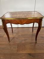 Lodewijk XVI stijl bijzettafel met stenen blad., Ophalen